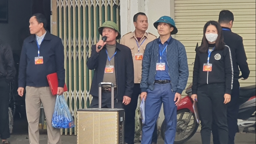 Vĩnh Phúc: Cưỡng chế công trình xây dựng vi phạm tại xã Cao Minh