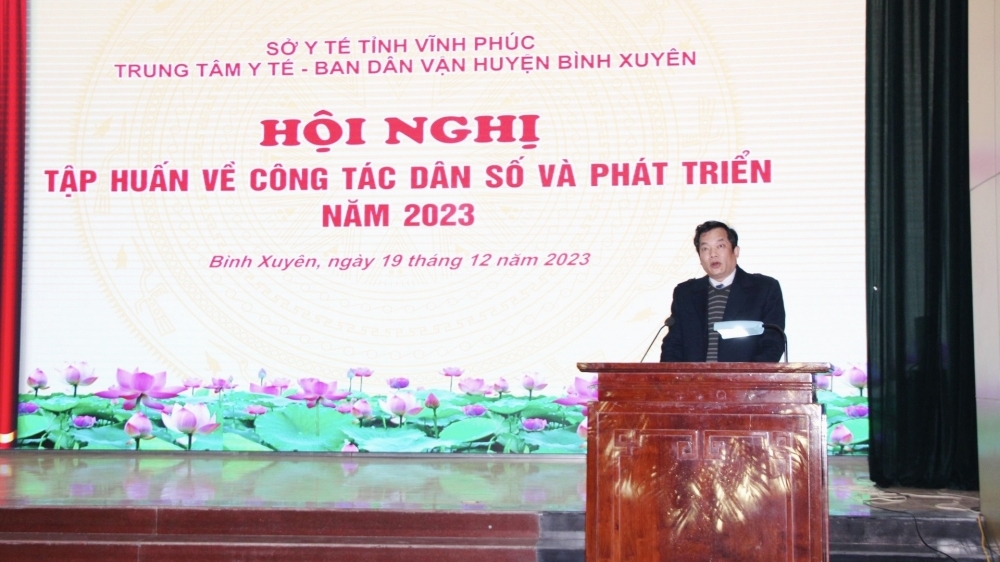 Tập huấn công tác dân số và phát triển năm 2023
