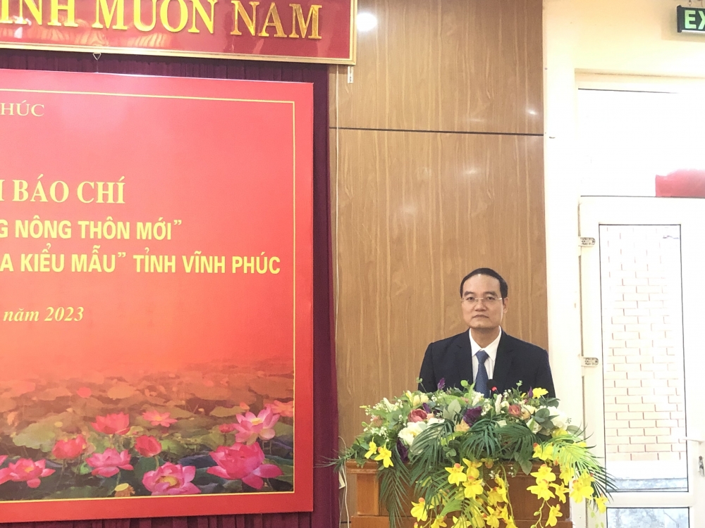 Ông Nguyễn Đình Bảng - Chủ tịch Hội Nhà báo tỉnh Vĩnh Phúc