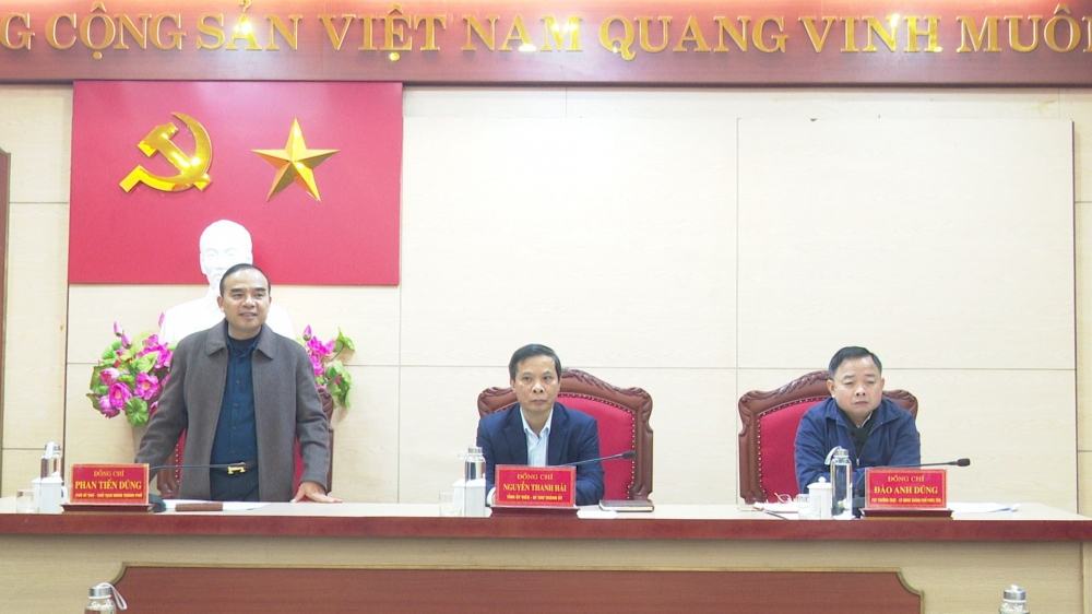 Phúc Yên: Thông qua nghị quyết thành lập Đảng bộ phường Hai Bà Trưng