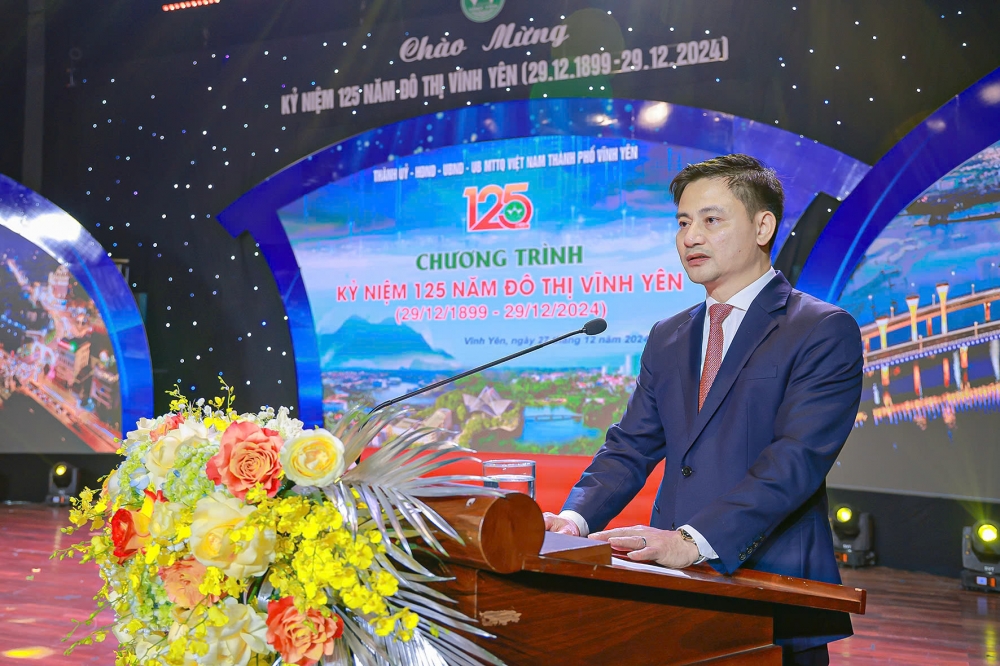 Bí thư Thành ủy Vĩnh Yên Nguyễn Trung Hải khẳng định: Với vị trí là trung tâm chính trị - kinh tế - văn hóa, xã hội của tỉnh, nhiệm vụ đặt ra cho thành phố hết sức nặng nề, chặng đường phía trước còn nhiều khó khăn, thách thức. Đảng bộ, chính quyền và Nhân dân thành phố sẽ đoàn kết một lòng, đem tất cả tinh thần, sức lực, trí tuệ quyết tâm xây dựng Vĩnh Yên giàu đẹp, cùng đất nước vững bước tiến vào kỷ nguyên mới - kỷ nguyên vươn mình của dân tộc.