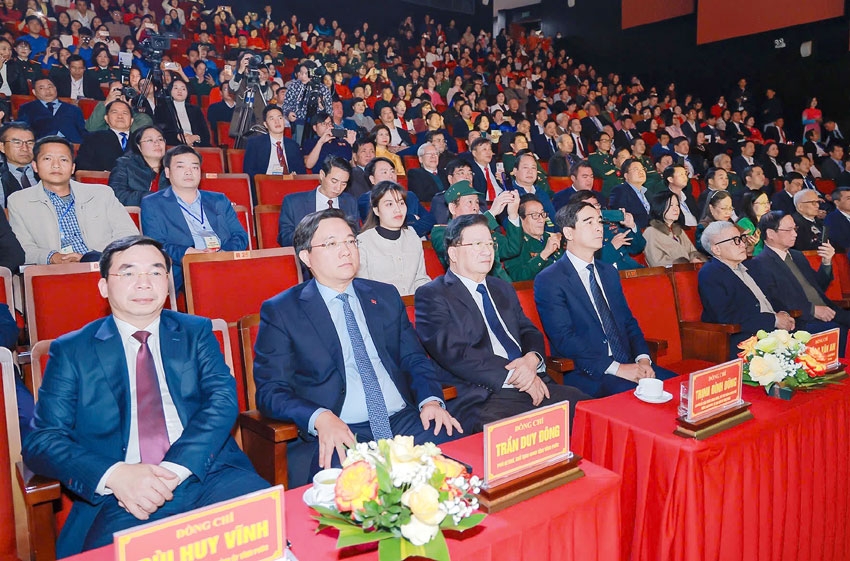 Các đại biểu dự chương trình kỷ niệm