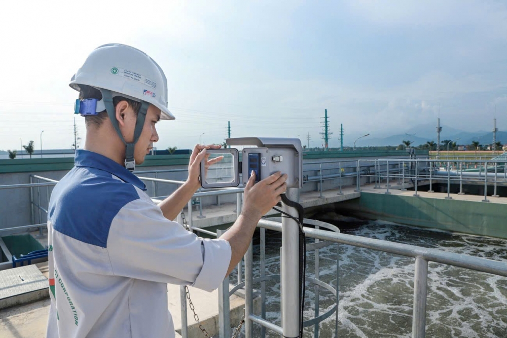 Hệ thống xử lý nước thải Khu công nghiệp Thăng Long Vĩnh Phúc được đầu tư đồng bộ, hiện đại