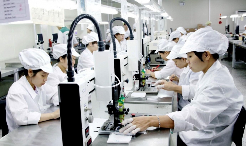 Hơn 3.400 lao động của Partron Vina đang tăng tốc sản xuất các đơn hàng cuối năm