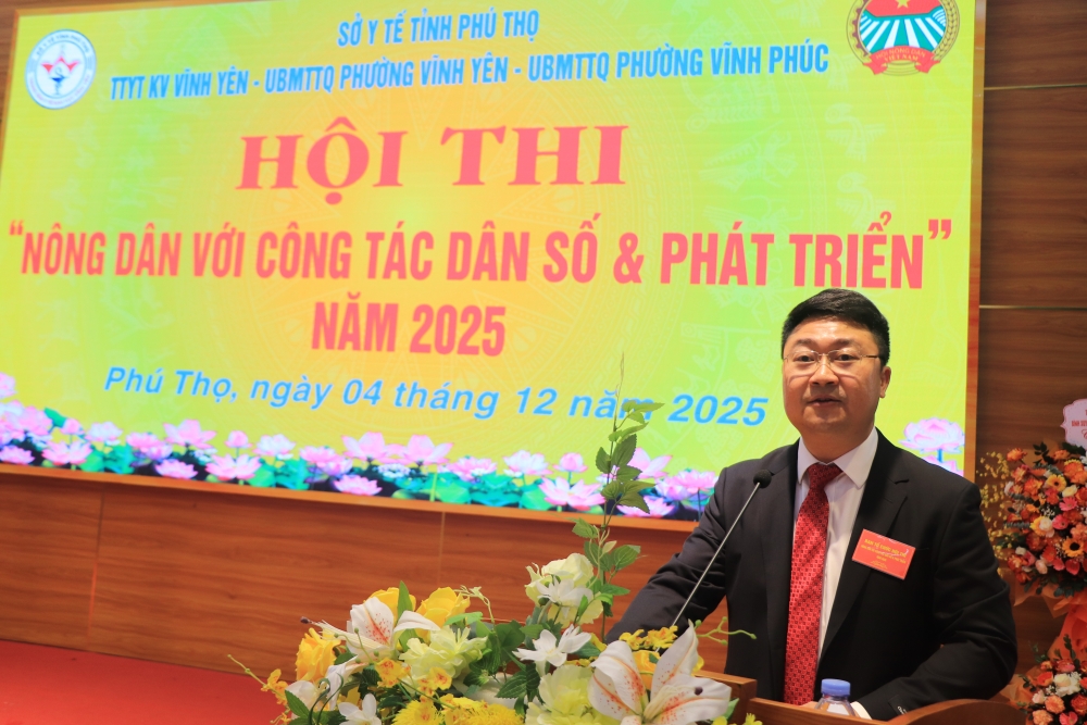 Trung tâm Y tế khu vực Vĩnh Yên tổ chức Hội thi Nông dân với công tác dân số và phát triển