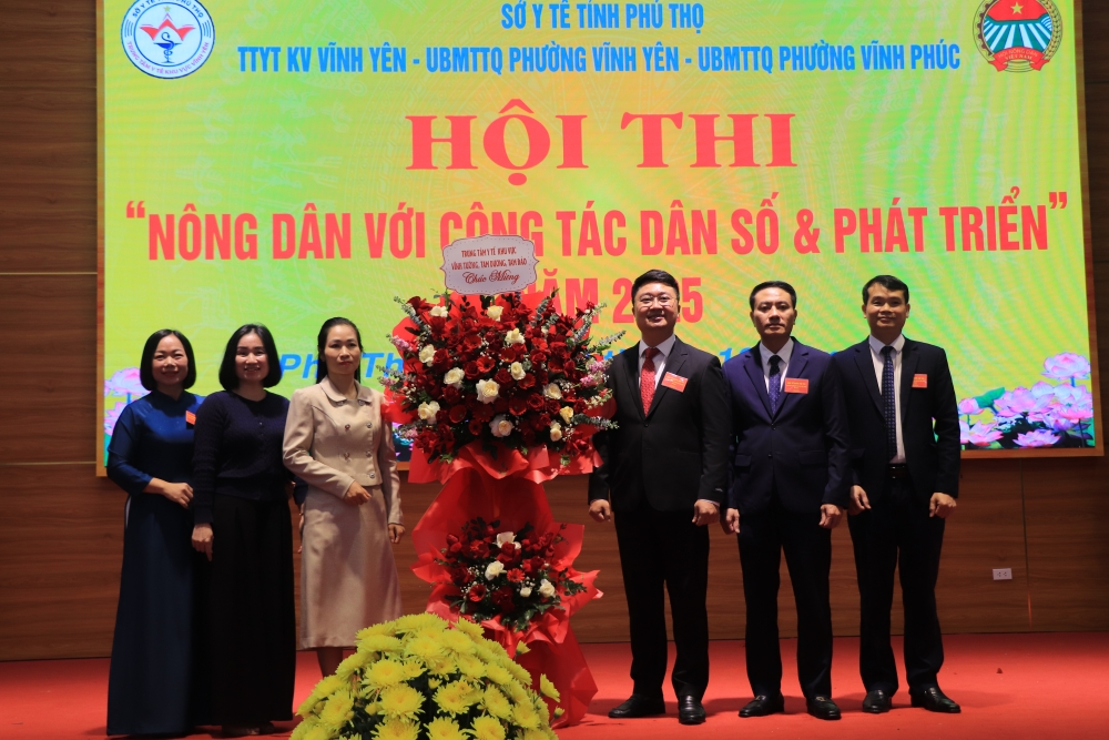 Trung tâm Y tế khu vực Vĩnh Yên tổ chức Hội thi Nông dân với công tác dân số và phát triển