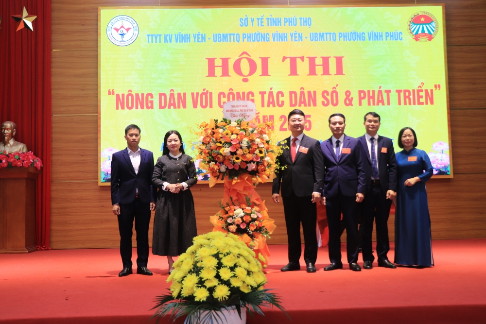 Trung tâm Y tế khu vực Vĩnh Yên tổ chức Hội thi Nông dân với công tác dân số và phát triển