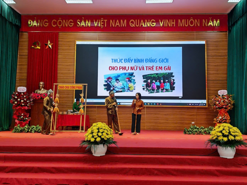 Trung tâm Y tế khu vực Vĩnh Yên tổ chức Hội thi Nông dân với công tác dân số và phát triển