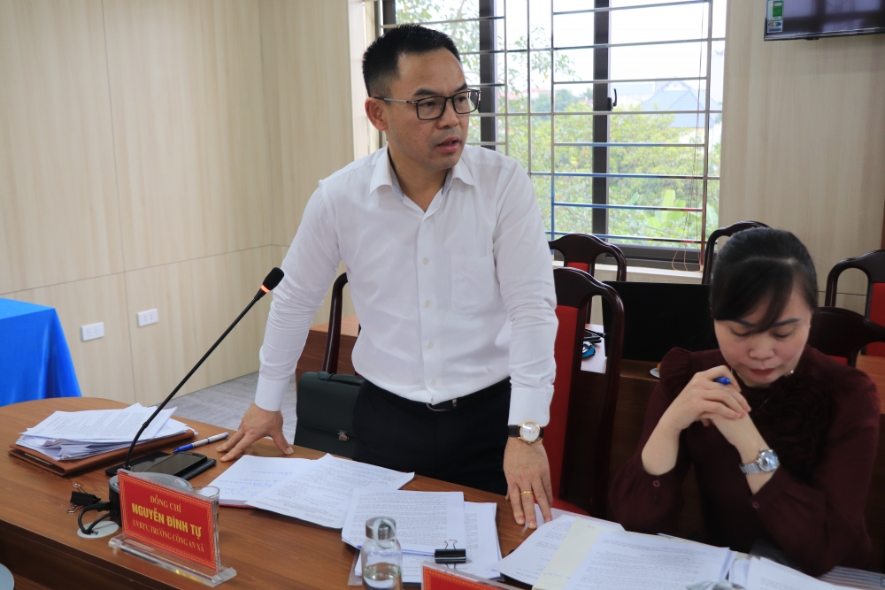 Hội nghị kiểm điểm tập thể và cá nhân Ban Thường vụ Đảng ủy xã Xuân Lãng