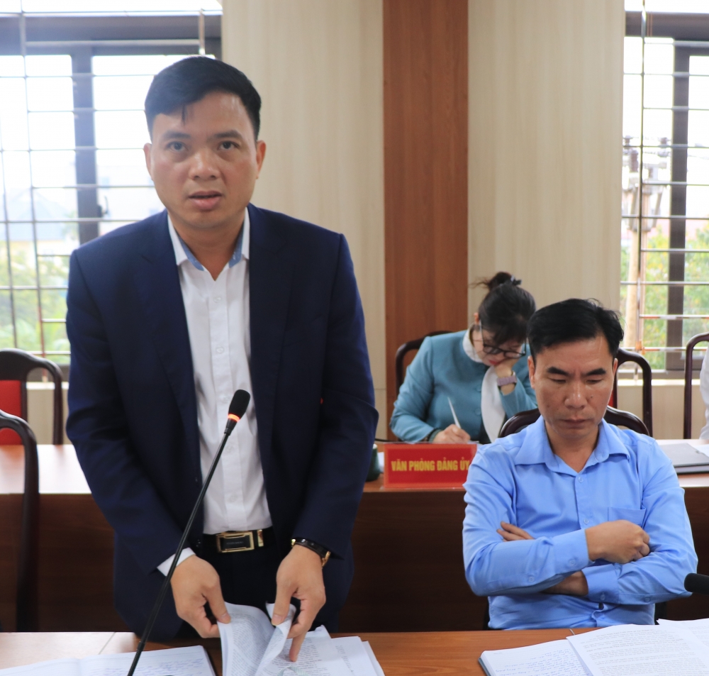 Hội nghị kiểm điểm tập thể và cá nhân Ban Thường vụ Đảng ủy xã Xuân Lãng