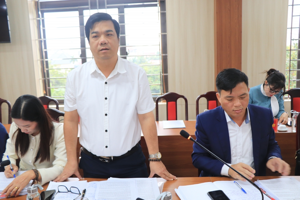 Hội nghị kiểm điểm tập thể và cá nhân Ban Thường vụ Đảng ủy xã Xuân Lãng