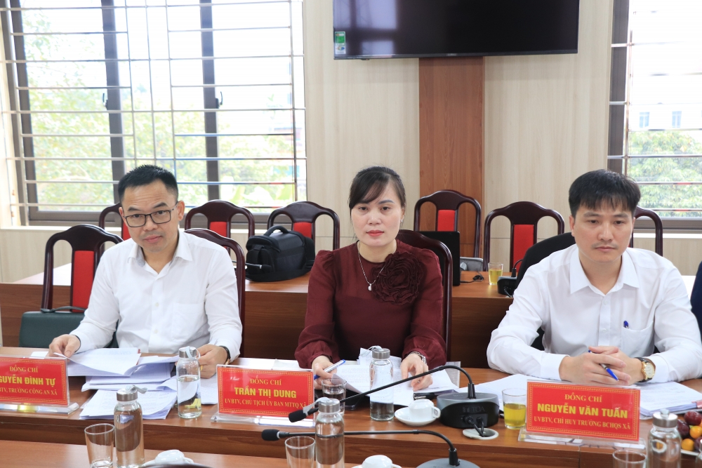 Hội nghị kiểm điểm tập thể và cá nhân Ban Thường vụ Đảng ủy xã Xuân Lãng