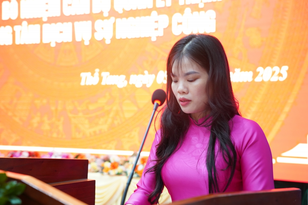 Phú Thọ: Công bố quyết định thành lập Trạm y tế xã Thổ Tang Phú Thọ: Công bố quyết định thành lập Trạm y tế xã Thổ Tang