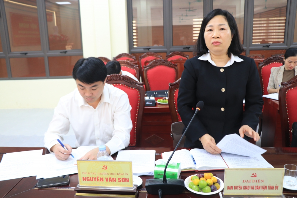 Xã Tam Hồng: Kiểm điểm, đánh giá xếp loại tập thể và cá nhân năm 2025 Xã Tam Hồng: Kiểm điểm, đánh giá xếp loại tập thể và cá nhân năm 2025