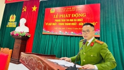 Công an xã Xuân Lãng: Phát động phong trào thi đua "Ba nhất"