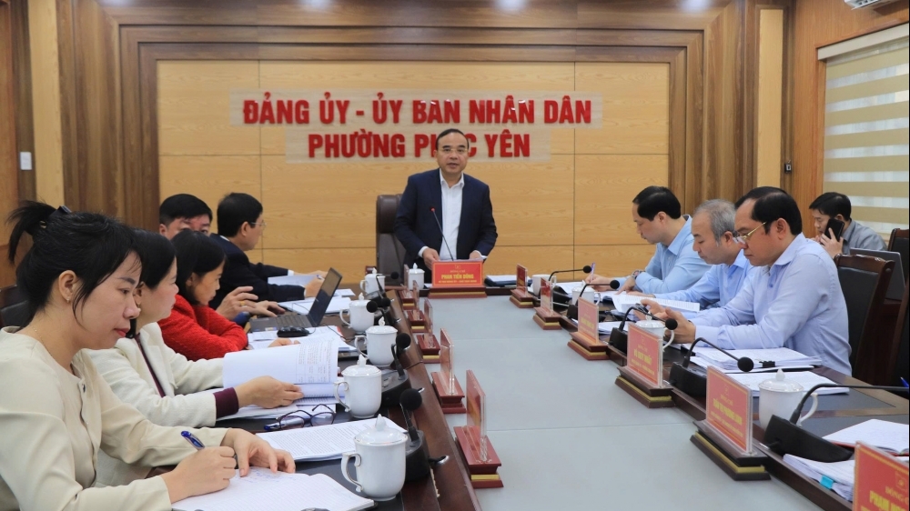 Phường Phúc Yên: Kiểm điểm, đánh giá xếp loại tập thể và cá nhân năm 2025