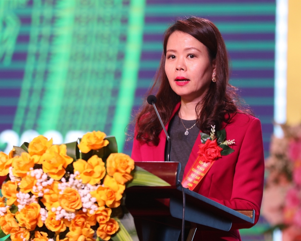 Thứ trưởng Bộ Ngoại giao Nguyễn Minh Hằng phát biểu tại chương trình Thứ trưởng Bộ Ngoại giao Nguyễn Minh Hằng phát biểu tại chương trình