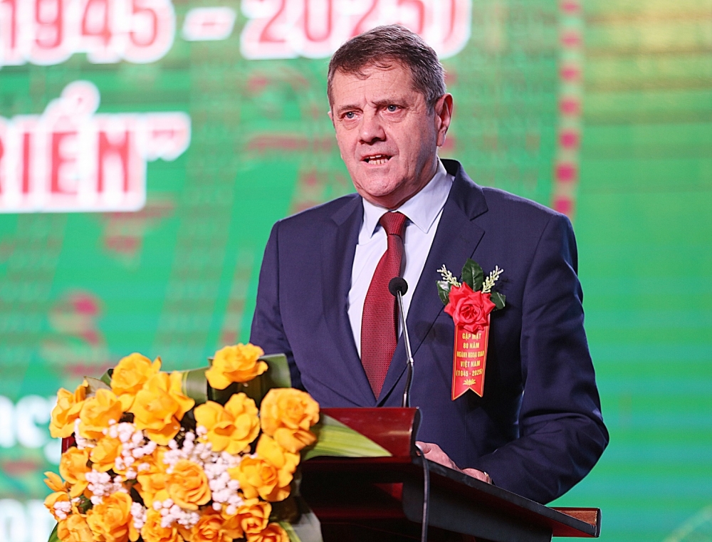 Đại sứ Cộng hòa Bungaria Pavlin Todorop phát biểu tại chương trình Đại sứ Cộng hòa Bungaria Pavlin Todorop phát biểu tại chương trình