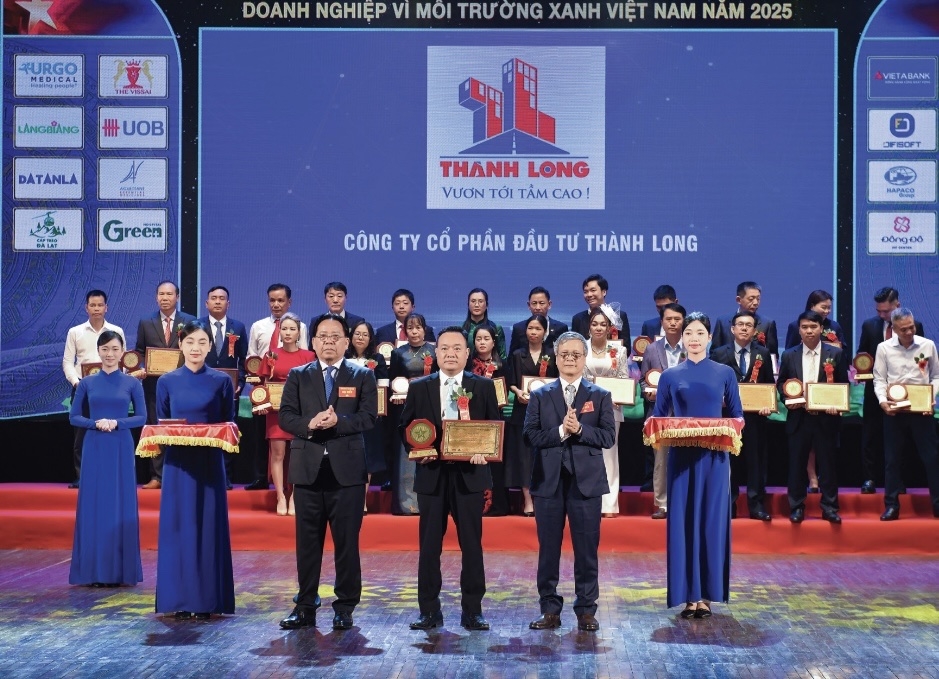 Công ty cổ phần Tân Thành Long Việt Nam đạt danh hiệu Doanh nghiệp vì môi trường xanh Việt Nam năm 2025