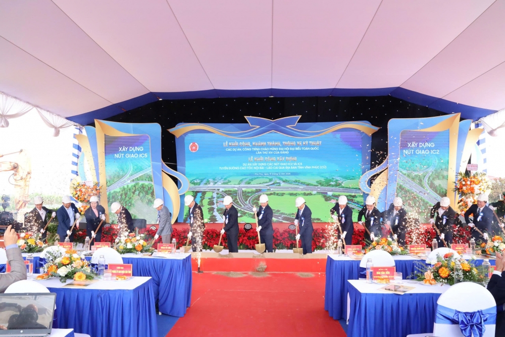 Phú Thọ: Khởi công Dự án đầu tư xây dựng nút giao IC2 và IC5