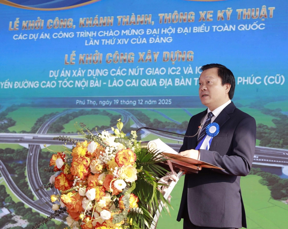 Phú Thọ: Khởi công Dự án đầu tư xây dựng nút giao IC2 và IC5