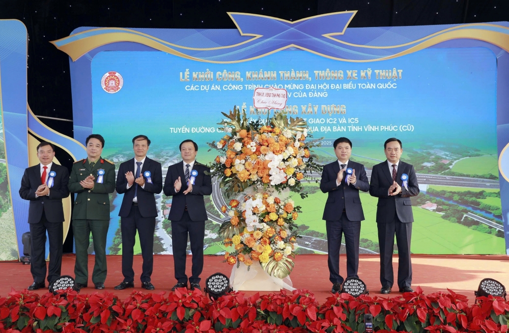 Phú Thọ: Khởi công Dự án đầu tư xây dựng nút giao IC2 và IC5