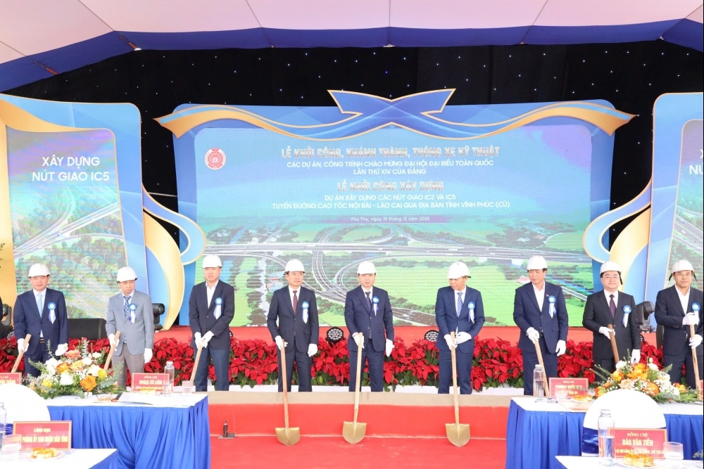 Phú Thọ: Khởi công Dự án đầu tư xây dựng nút giao IC2 và IC5