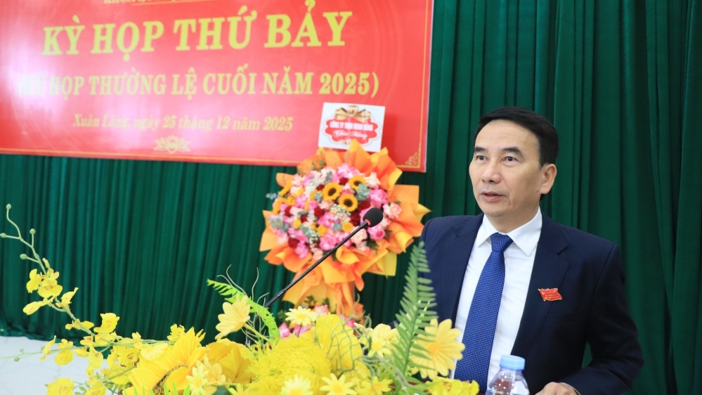 Kỳ họp thứ Bảy, HĐND xã Xuân Lãng thông qua 7 nghị quyết quan trọng