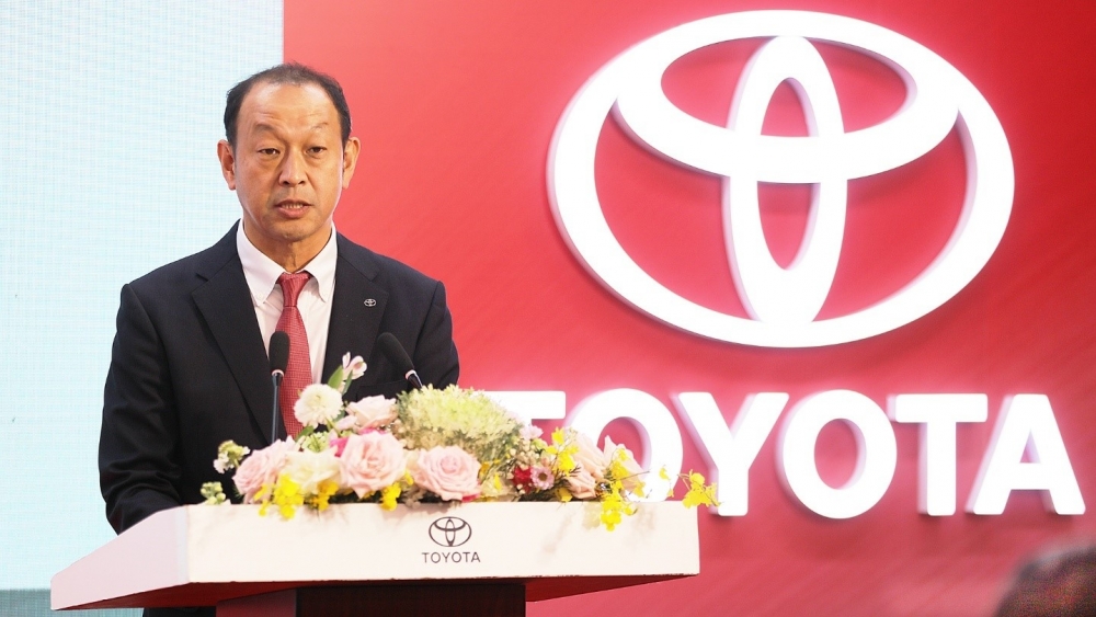 Ông Nakano Keita - Tổng Giám đốc Toyota Việt Nam phát biểu tại Lễ đón nhận Huân chương Lao động hạng Nhất Ông Nakano Keita - Tổng Giám đốc Toyota Việt Nam phát biểu tại Lễ đón nhận Huân chương Lao động hạng Nhất