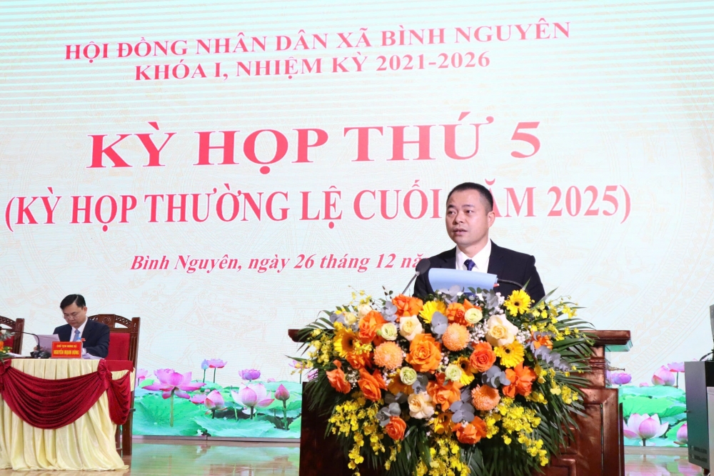 Phú Thọ: Kỳ họp thứ 5 HĐND xã Bình Nguyên thông qua nhiều nội dung quan trọng