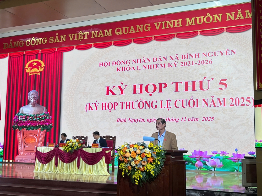 Phú Thọ: Kỳ họp thứ 5 HĐND xã Bình Nguyên thông qua nhiều nội dung quan trọng