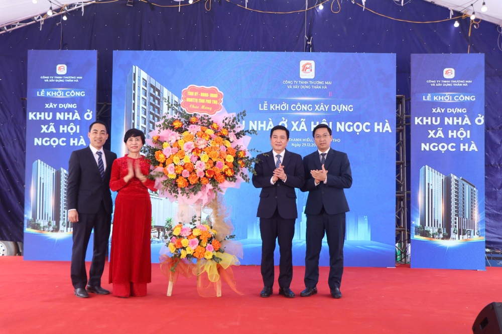 Phú Thọ: Khởi công Dự án Khu nhà ở xã hội Ngọc Hà Phú Thọ: Khởi công Dự án Khu nhà ở xã hội Ngọc Hà