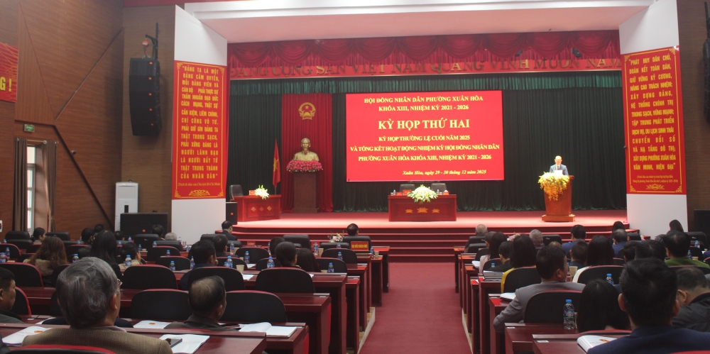 Toàn cảnh kỳ họp.