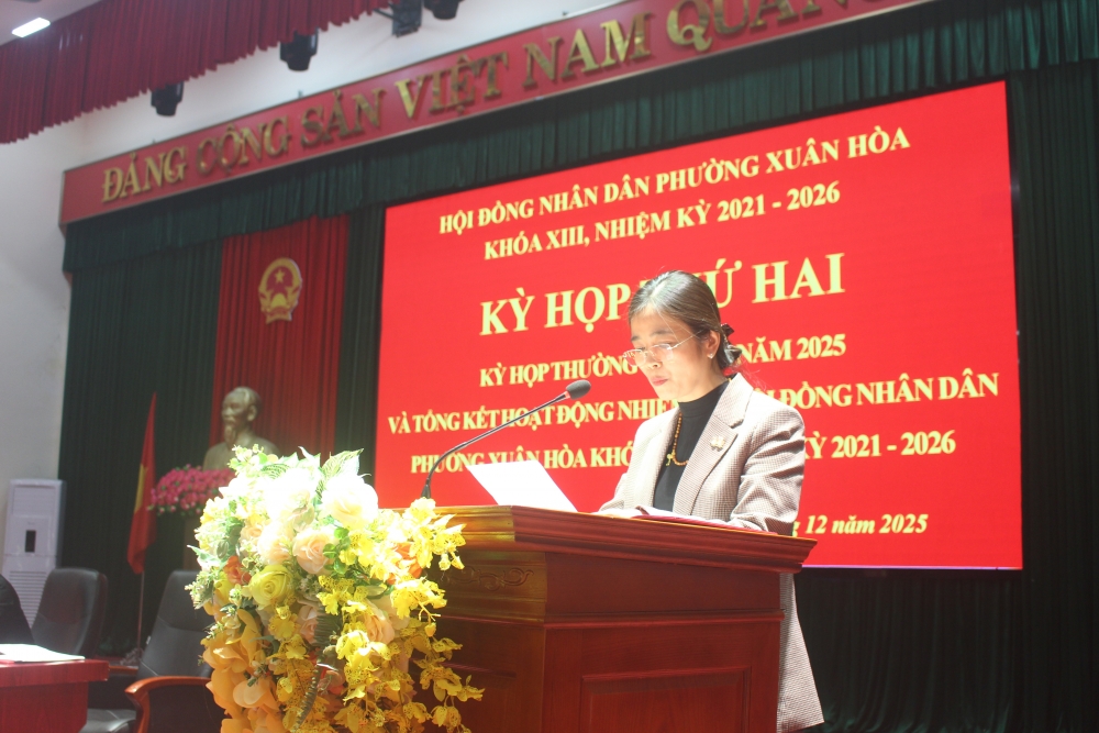 HĐND phường Xuân Hòa: Quyết nghị định hướng phát triển giai đoạn 2026 – 2030