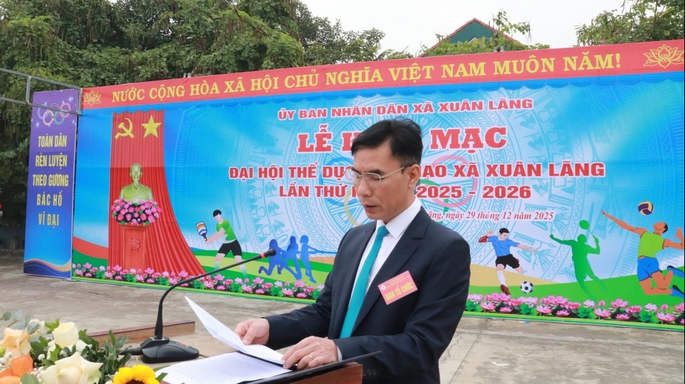 Phú Thọ: Sôi nổi Đại hội Thể dục thể thao xã Xuân Lãng lần thứ I, năm 2025
