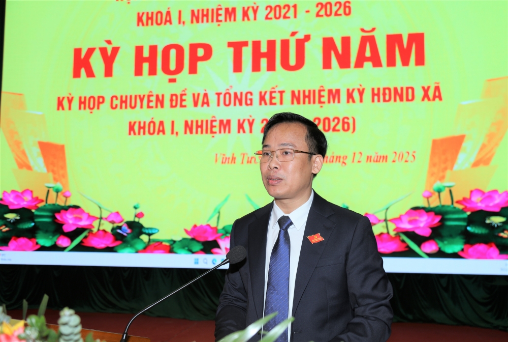 HĐND xã Vĩnh Tường thành lập Đoàn giám sát về quản lý, sử dụng tài sản công