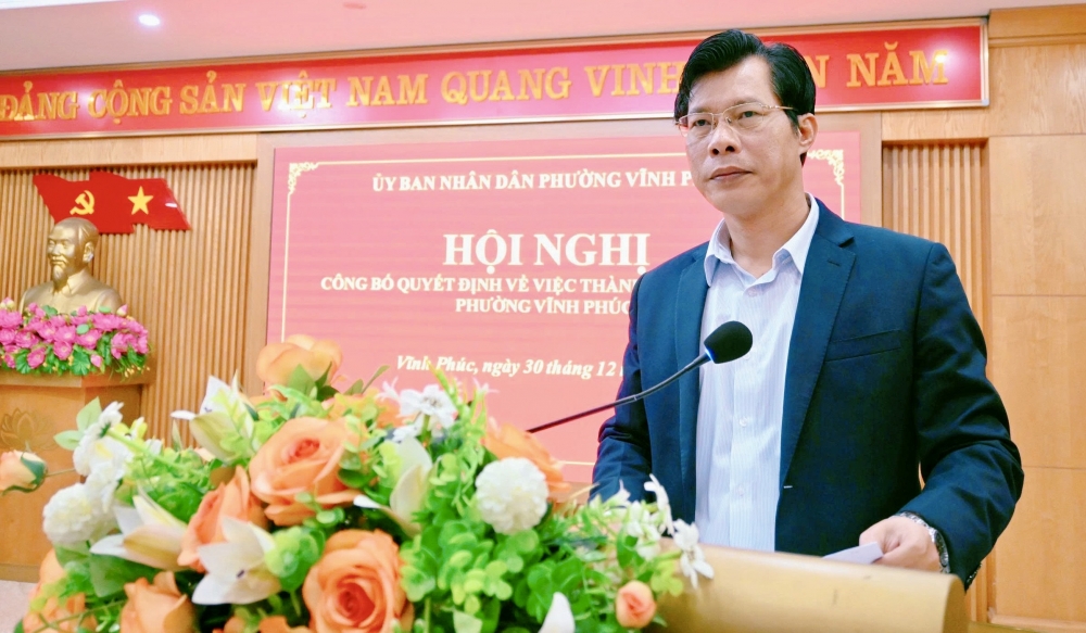  Đ.c Chủ tịch UBND phường Nguyễn Hoài Nam phát biểu chỉ đạo