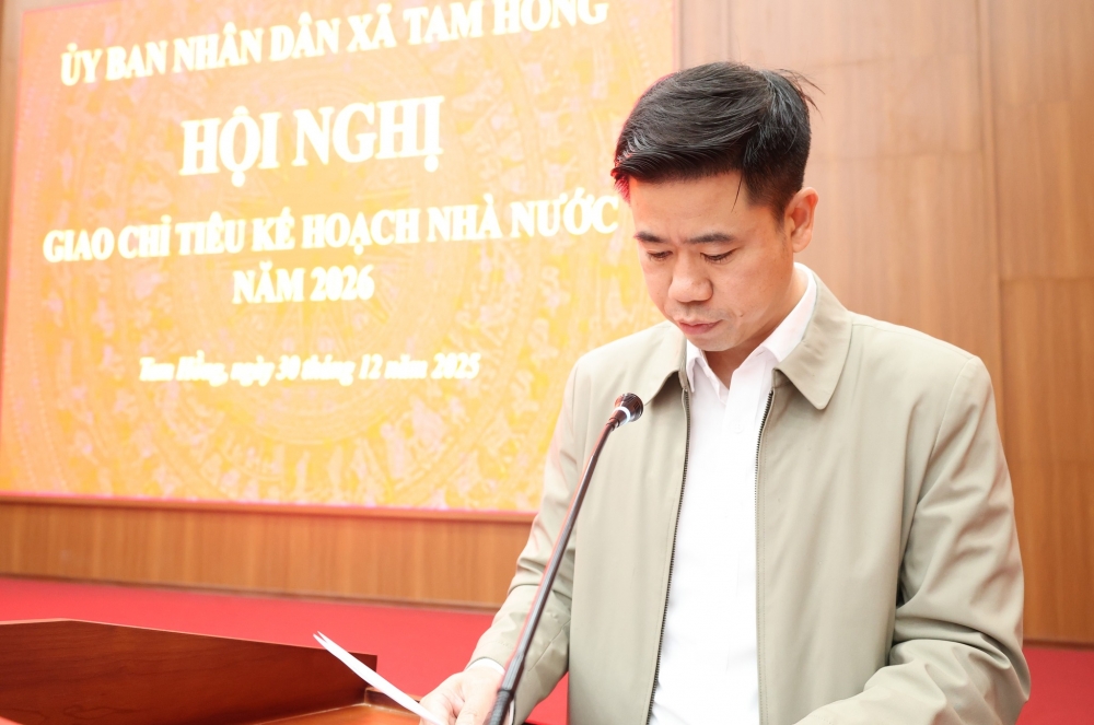 Xã Tam Hồng giao chỉ tiêu là mệnh lệnh hành động và lời hứa trước Nhân dân