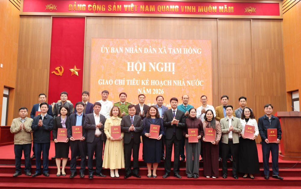 Xã Tam Hồng giao chỉ tiêu là mệnh lệnh hành động và lời hứa trước Nhân dân
