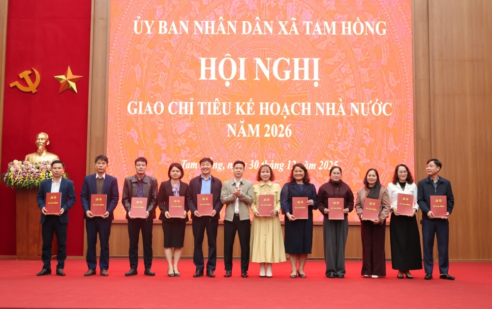 Xã Tam Hồng giao chỉ tiêu là mệnh lệnh hành động và lời hứa trước Nhân dân