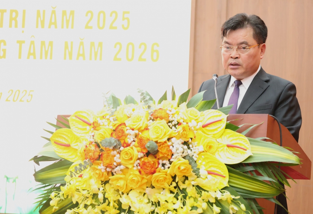 Đồng chí Nguyễn Ngọc Tú, Bí thư Đảng ủy – Chủ tịch HĐND xã phát biểu bế mạc