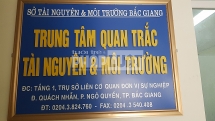 thanh lap to xac minh lam ro nhung lum xum xay ra tai trung tam quan trac tnmt bac giang