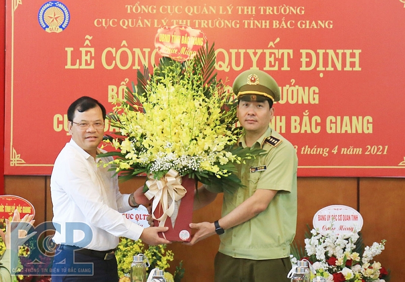 Bổ nhiệm Phó Cục trưởng Cục Quản lý thị trường tỉnh Bắc Giang