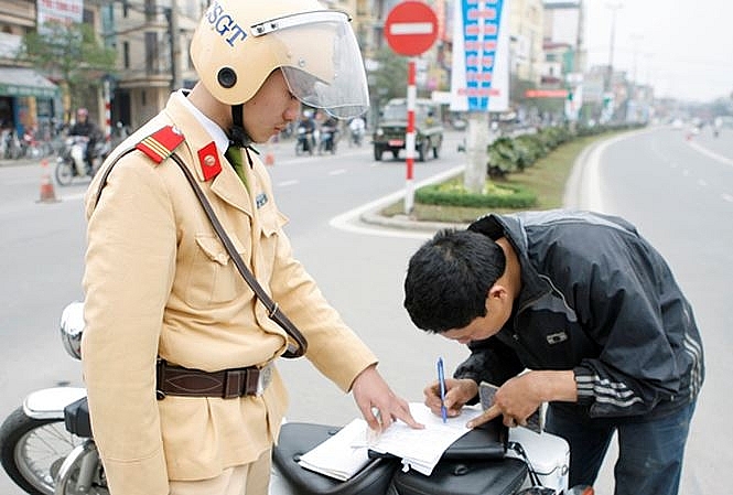TP Bắc Giang nghiêm cấm cán bộ can thiệp khi công an xử lý vi phạm giao thông