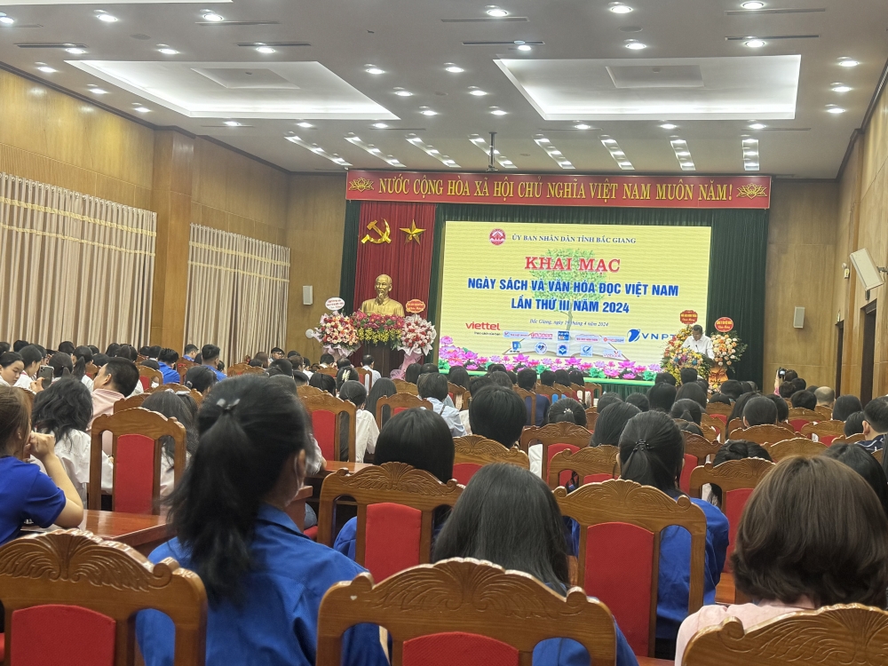Khai mạc Ngày Sách và Văn hóa đọc Việt Nam lần thứ 3 tại Bắc Giang