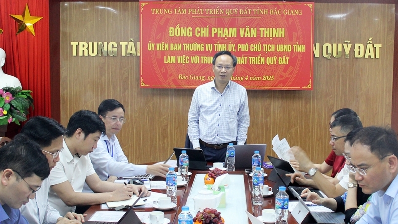 Trung tâm Phát triển quỹ đất Bắc Giang đang quản lý hơn 73 nghìn m2 đất