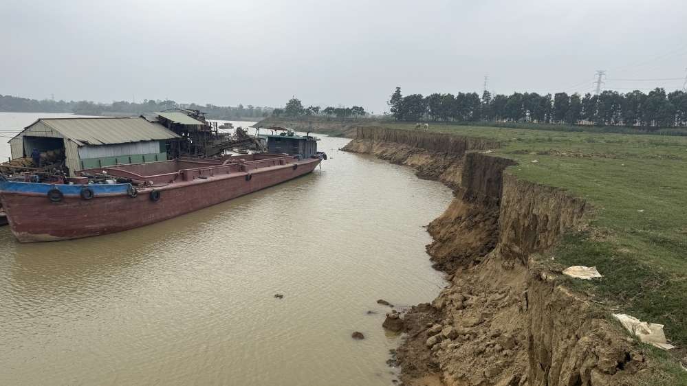 Bắc Giang: Cần giám sát chặt hoạt động khai thác cát, sỏi của Công ty Quỳnh Phương