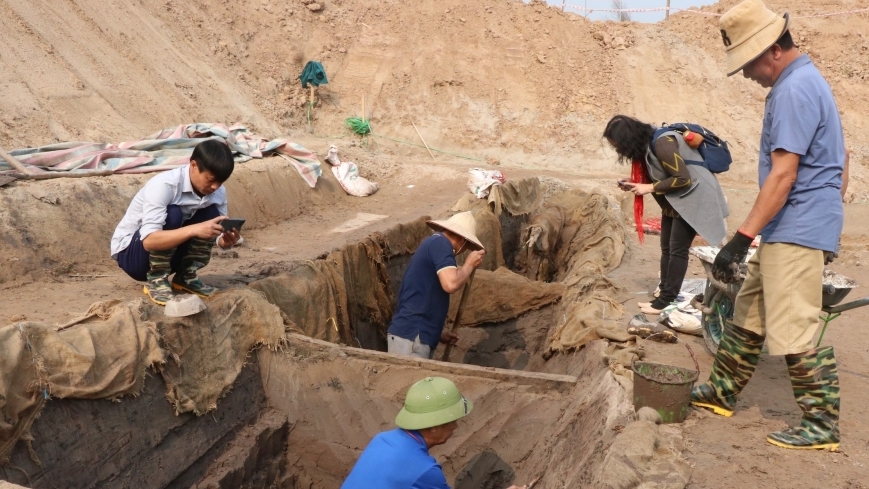 Thuyền cổ tình cờ được phát hiện ở Bắc Ninh có khả năng từ thời Lý, thời Trần