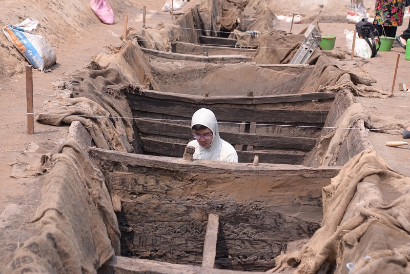 Thuyền cổ tình cờ được phát hiện ở Bắc Ninh có khả năng từ thời Lý, thời Trần