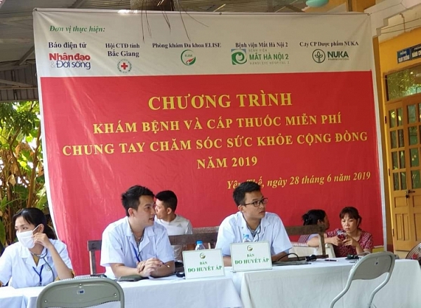 kham cap thuoc mien phi cho 500 nguoi dan bac giang